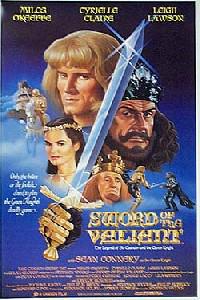 Plakát k filmu Sword of the Valiant: The Legend of Sir Gawain and the Green Knight (1984).