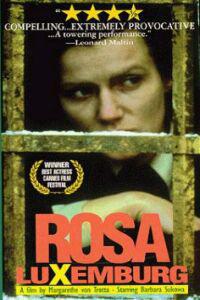Poster for Rosa Luxemburg (1986).